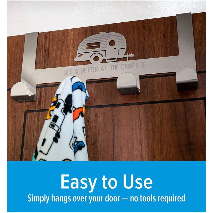 Over Door Towel Hanger -Chrome